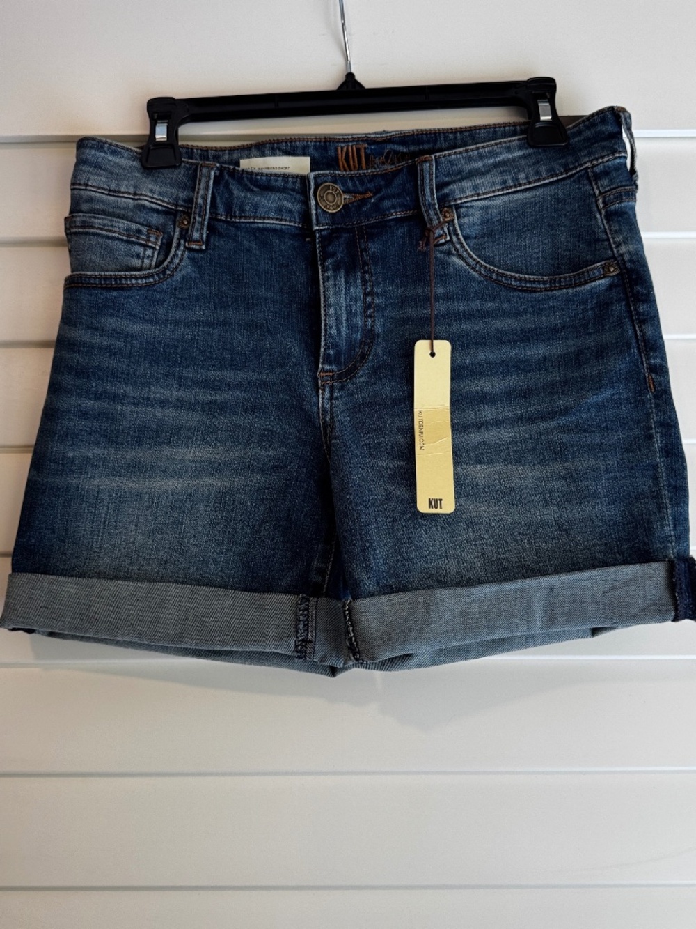Kut from the Kloth Dark Blue Jean Shorts